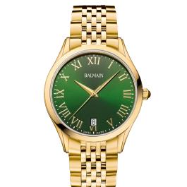 Balmain Classic R Gent Quartz Watch Green Dial