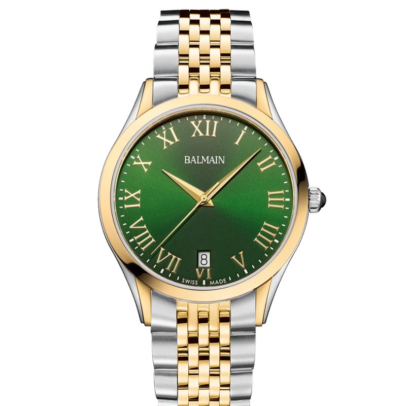Balmain Classic R Gent Quartz Watch Green Dial