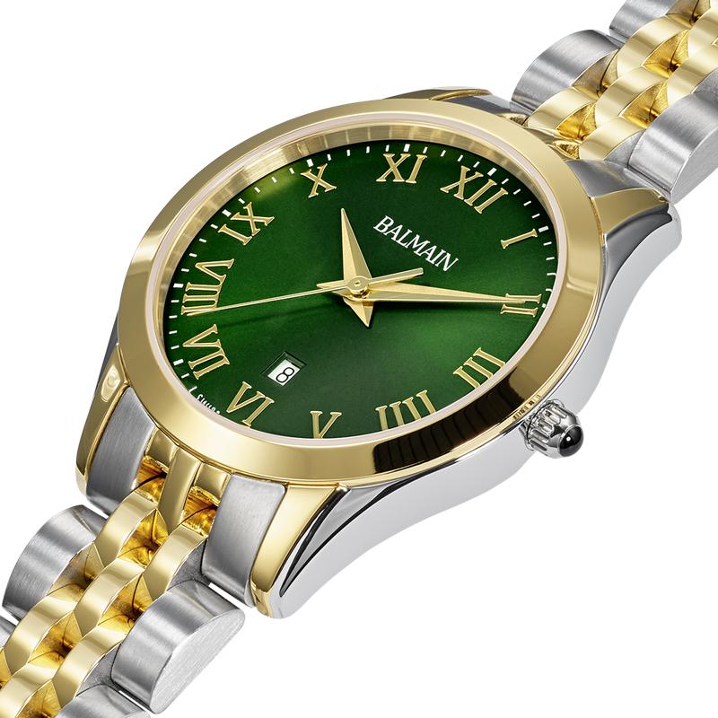 Balmain Classic R Mini Quartz Watch Green Dial