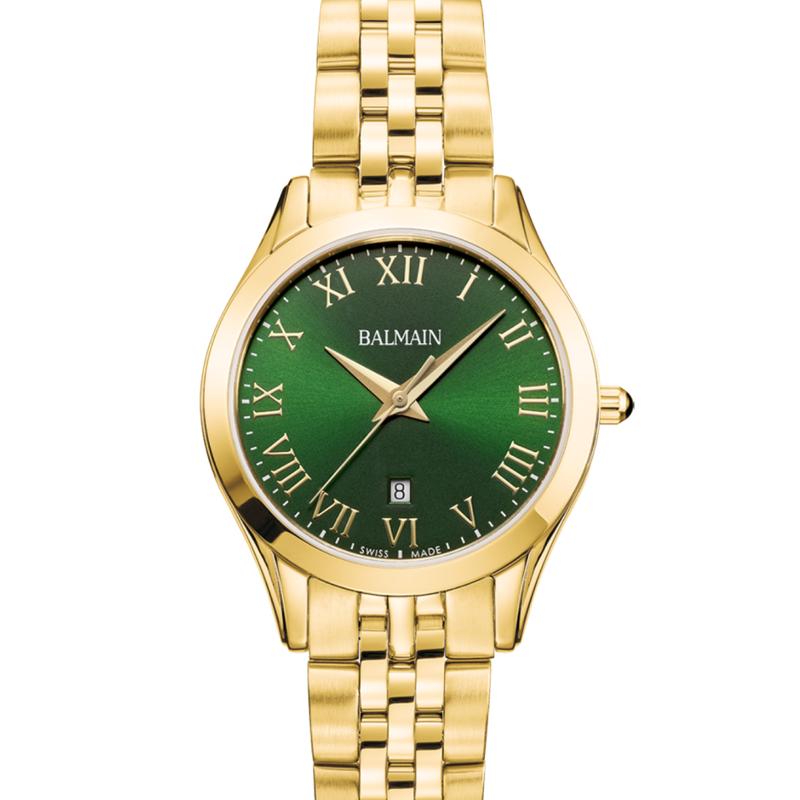 Balmain Classic R Quartz Watch Green Dial