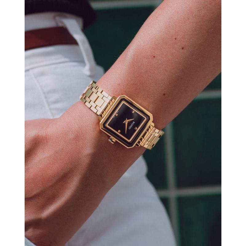 Balmain Eirini Square Quartz Watch Black Dial