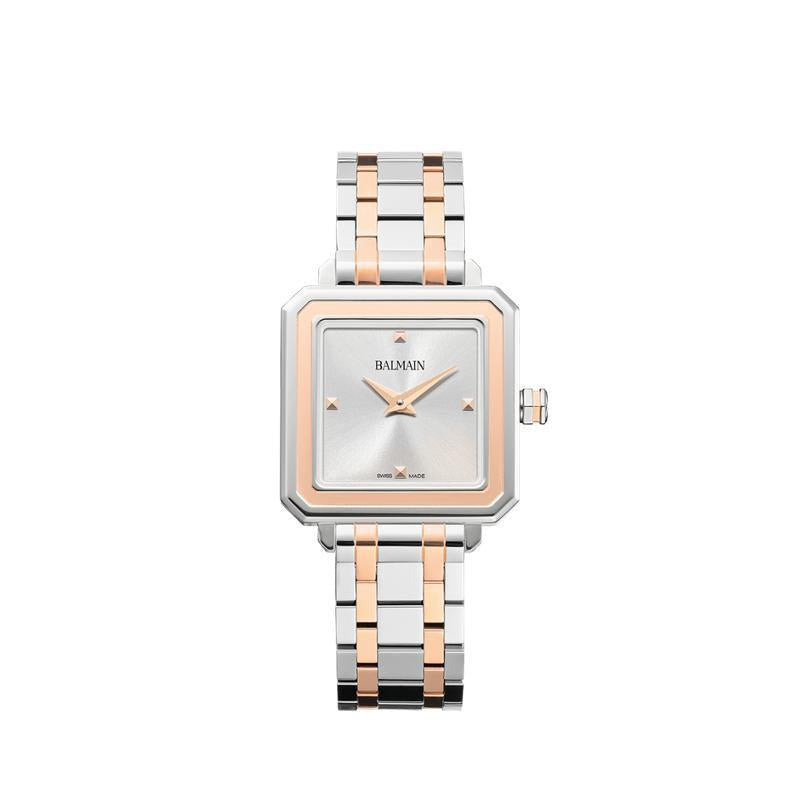 Balmain Eirini Square Quartz Watch Silver Dial