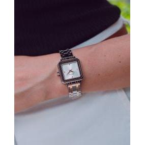 Balmain Eirini Square Quartz Watch Silver Dial