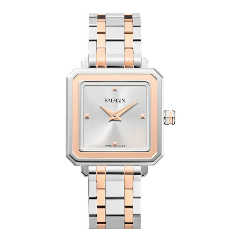 Balmain Eirini Square Quartz Watch Silver Dial