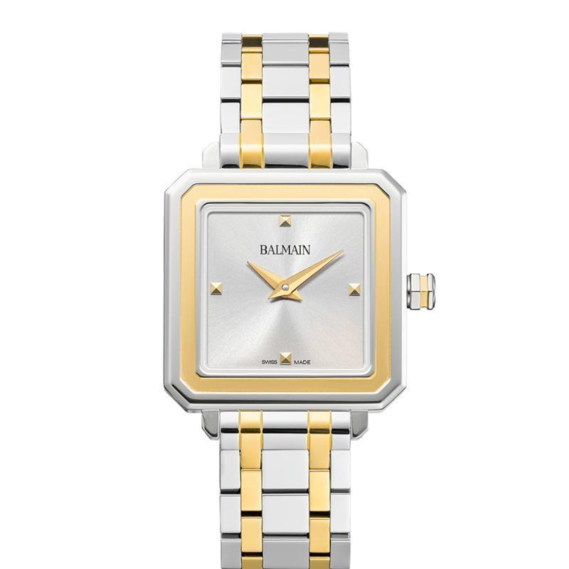 Balmain Eirini Square Quartz Watch Silver Dial