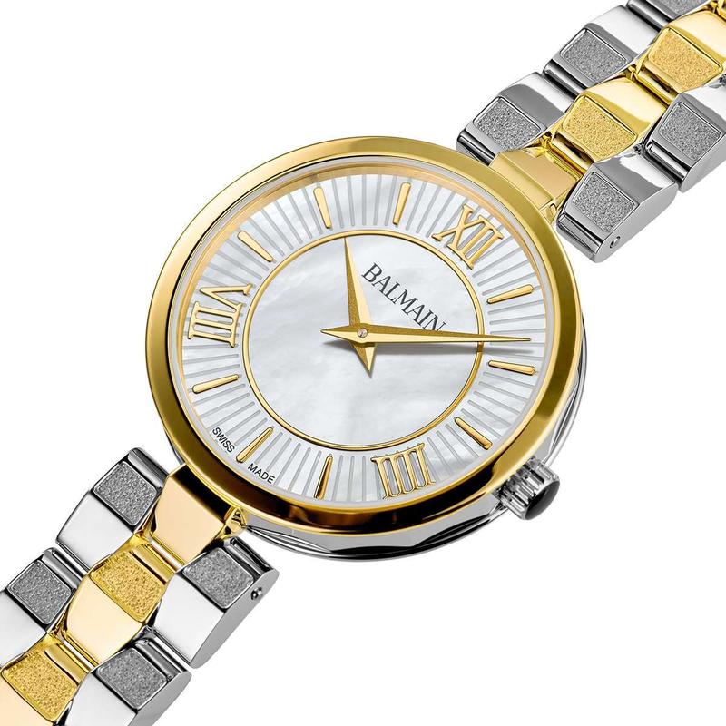 Balmain Sedirea Women's 31mm Mother of Pearl Dial Steel Watch
