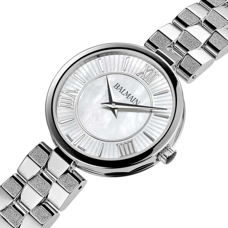 Balmain Sedirea Women's 31mm Mother-of-Pearl Dial Steel Watch