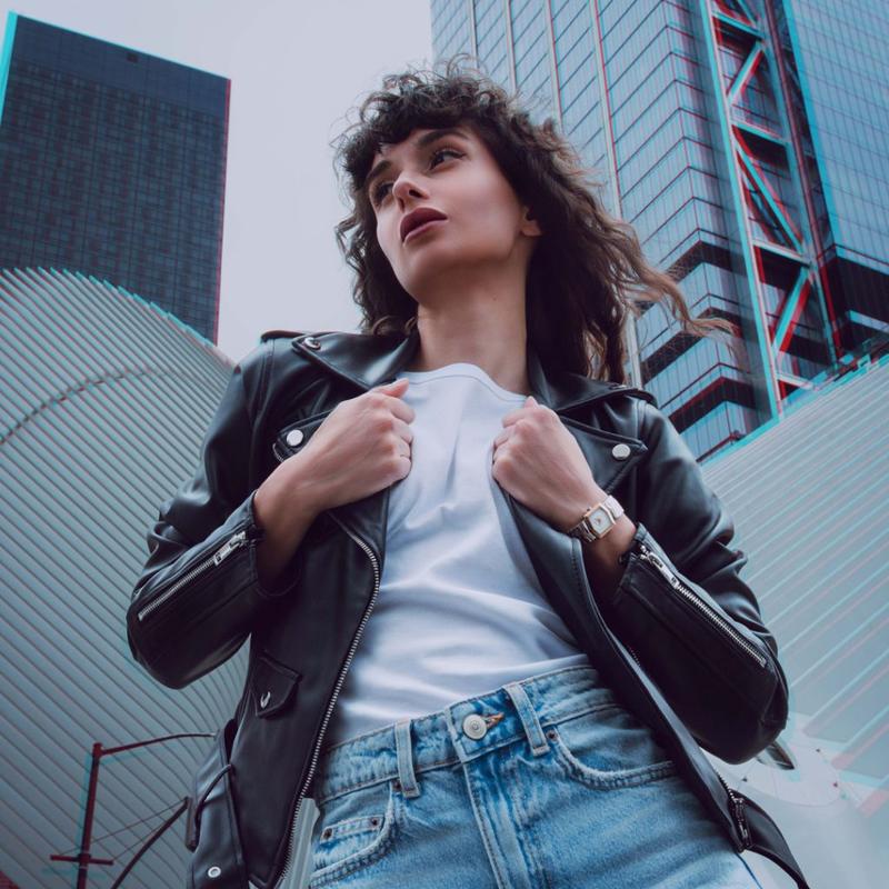 Balmain Taffetas Hexagonal Rose Gold PVD Swiss Quartz Watch