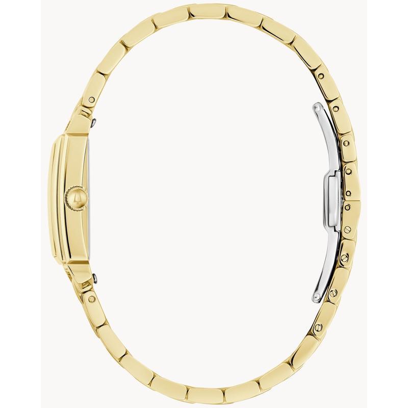 Bulova Elegant Sutton Women's Gold-Tone Stainless Steel Mother-of-Pearl Quartz Watch