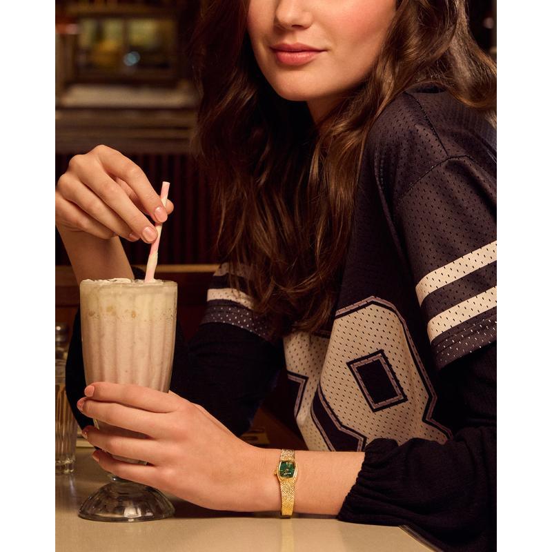 Bulova Goddess of Time Malachite Women’s Luxury Stainless Steel Watch