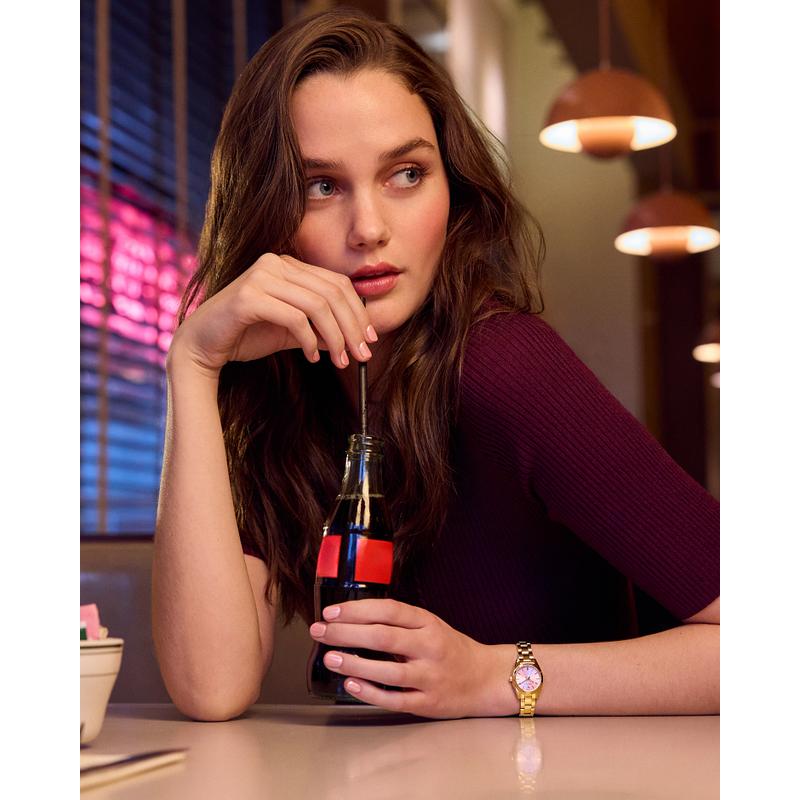 Bulova Ladies' Surveyor Gold-Tone Stainless Steel Watch