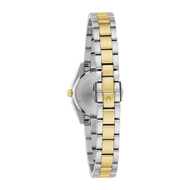 Bulova Surveyor Two-Tone Ladies Quartz Watch