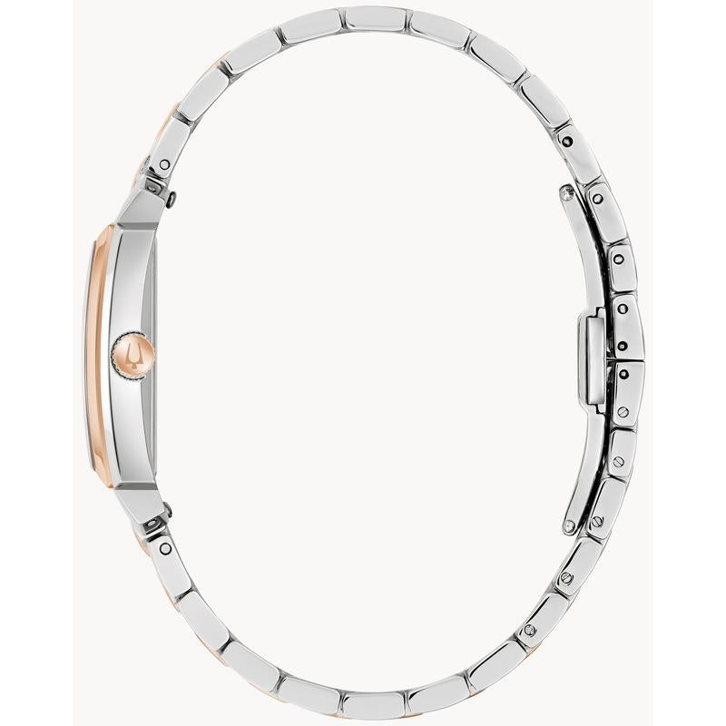 Bulova Sutton Women's Two-Tone Stainless Steel Rectangular Quartz Watch