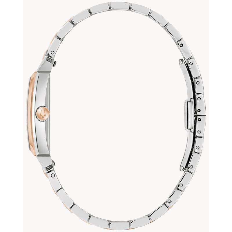 Bulova Sutton Women's Two-Tone Stainless Steel Rectangular Quartz Watch
