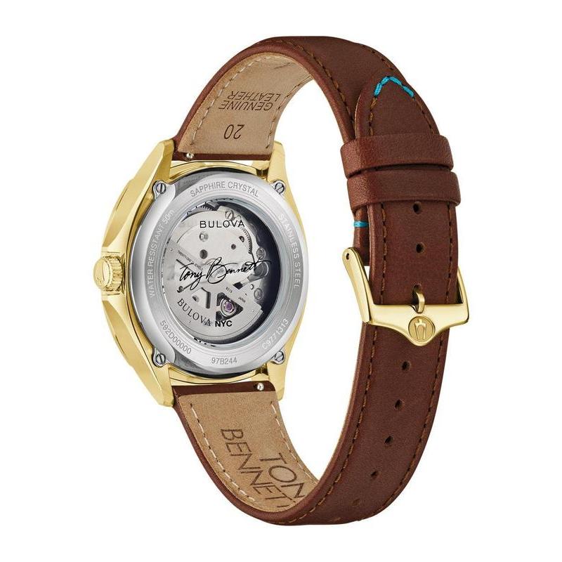 Bulova Tony Bennett NYC Gold-Tone Automatic Watch