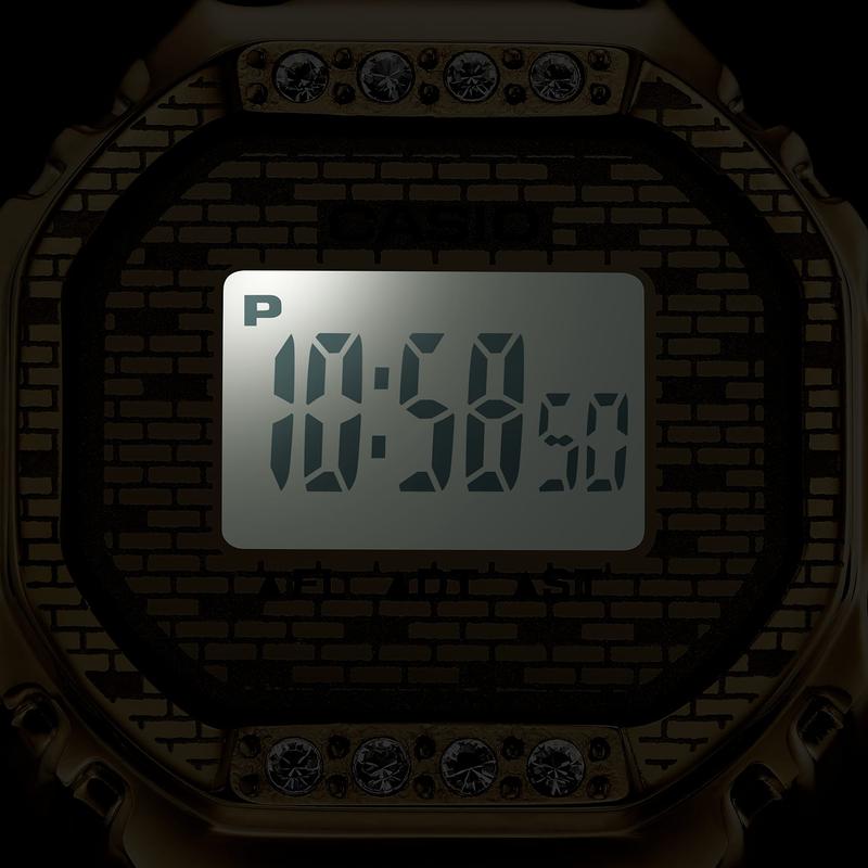 CASIO CRW-001JB-9 J Balvin Collaboration Digital Ring Watch Gold