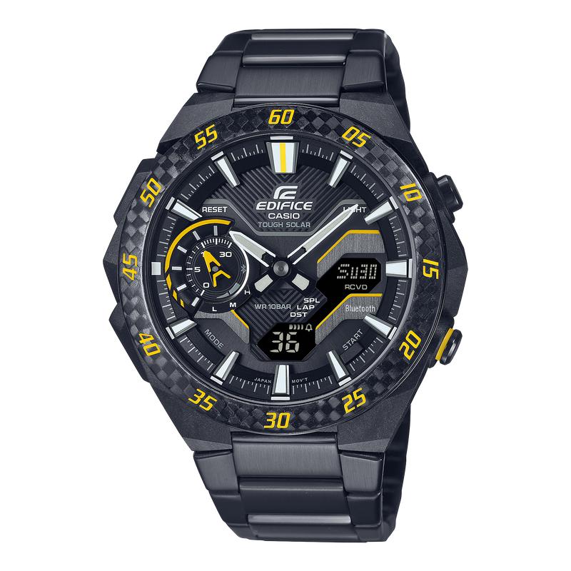 CASIO EDIFICE WINDFLOW MENS 100M BLUETOOTH SOLAR - ECB-2200RC-1A9DF