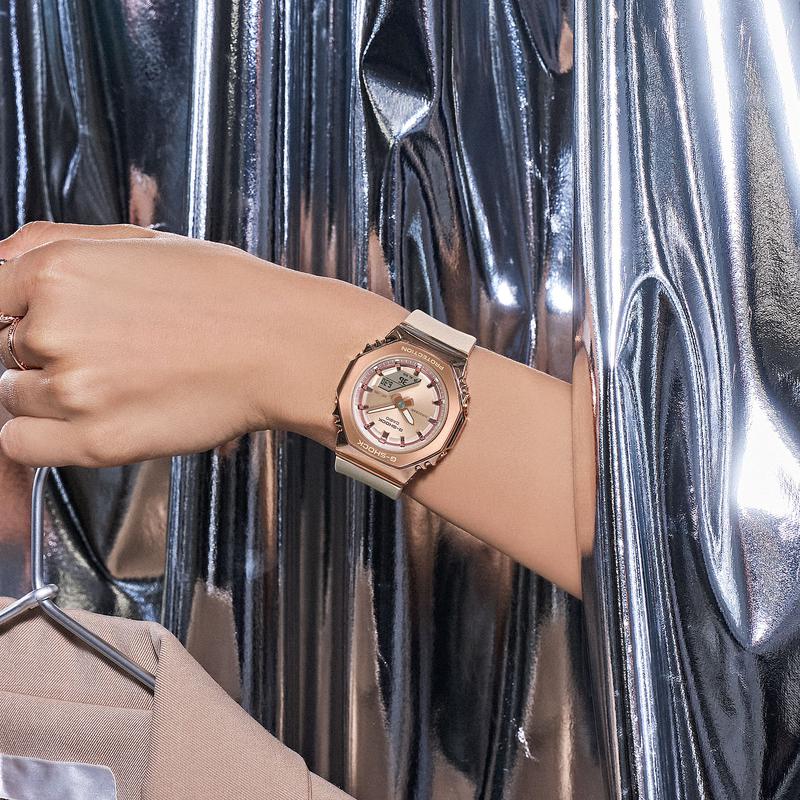 CASIO G-SHOCK ANALOG-DIGITAL WOMENS - GM-S2110PG-4ADR