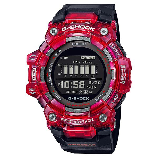 CASIO G-SHOCK MENS 200M BLUETOOTH SPORTS - GBD-100SM-4A1DR