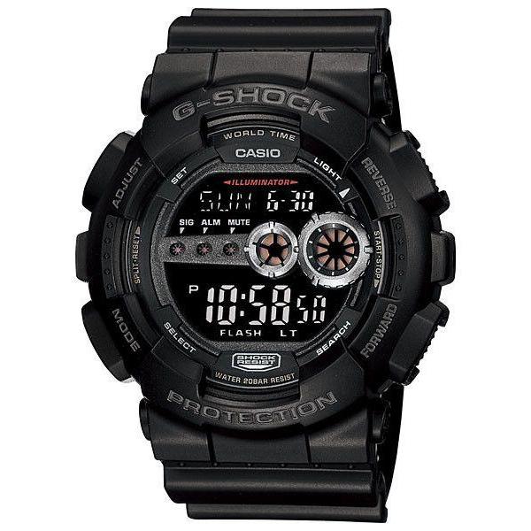 CASIO G-SHOCK MENS 200M STANDARD - GD-100-1BDR