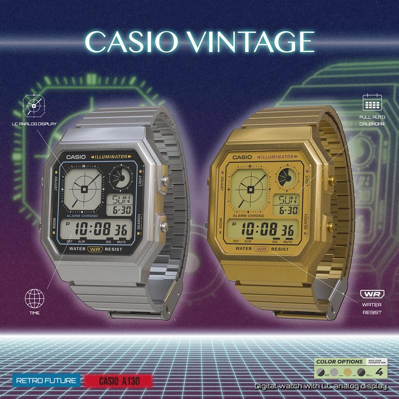 CASIO VINTAGE - A130WEGG-1ADF