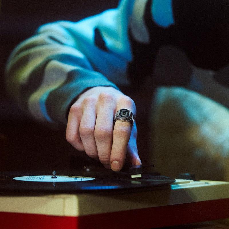 CASIO WATCH 50TH ANNIVERSARY CASIO RING WATCH - CRW-001-1DR