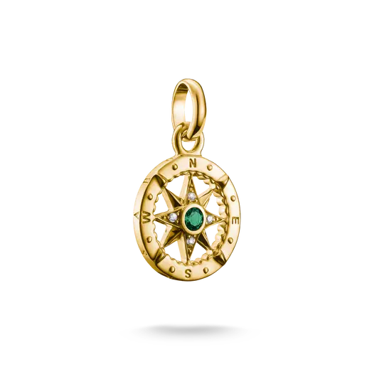 THOMAS SABO Charm Club Connect Compass Gold Charm