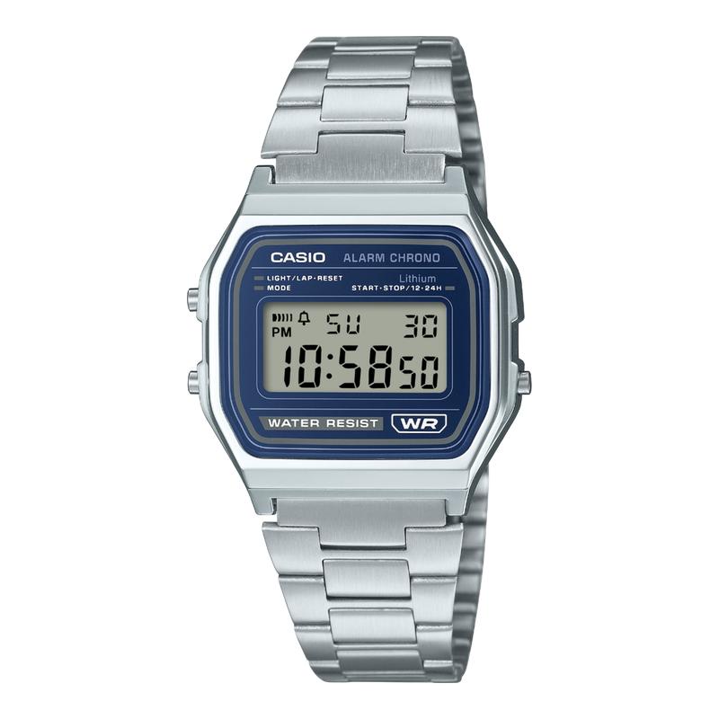 Casio Blue Dial Vintage Watch - A158WEA-2DF