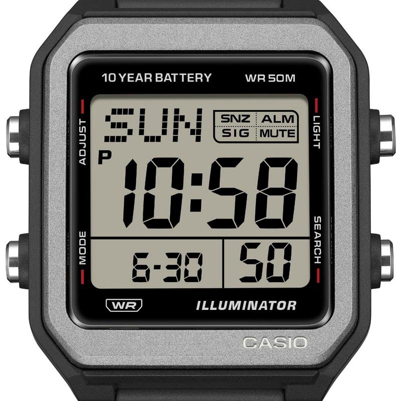 Casio Bold Digital Watch - W-221H-1AVDF