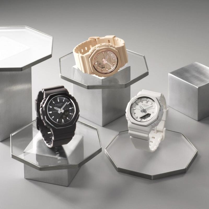 Casio G-SHOCK Compact Slim Octagonal Digital-Analog Watch - GMA-P2110-1ADR