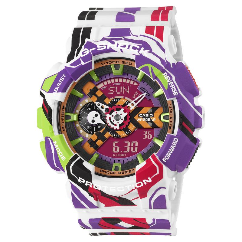 Casio G-SHOCK Evangelion Unit-01 Collaboration Tough Watch - GA-110EVA30-7ADR