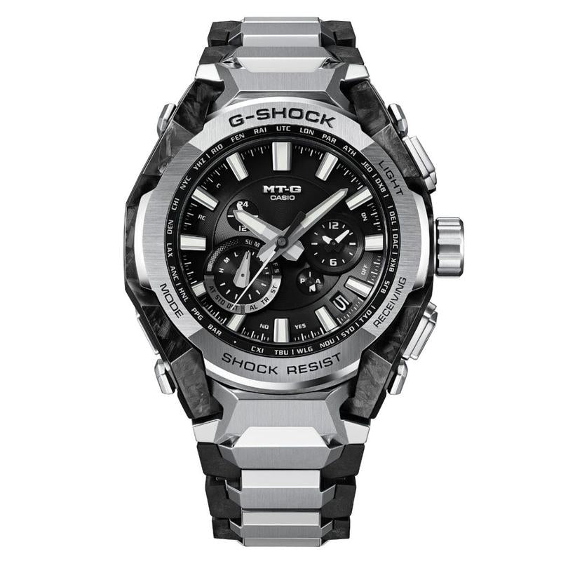 Casio G‑Shock Carbon‑Steel Solar Watch Multi‑Function - MTG-B4000D-1ADR