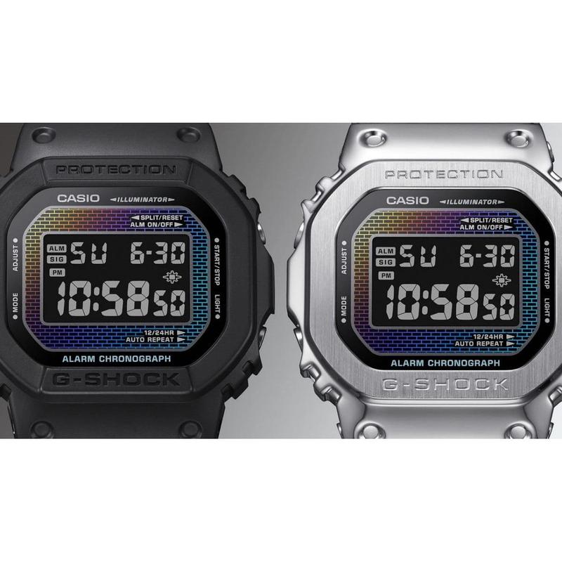 Casio G‑Shock Rainbow Brick Wall Digital Watch - DW-5600RW-1DR