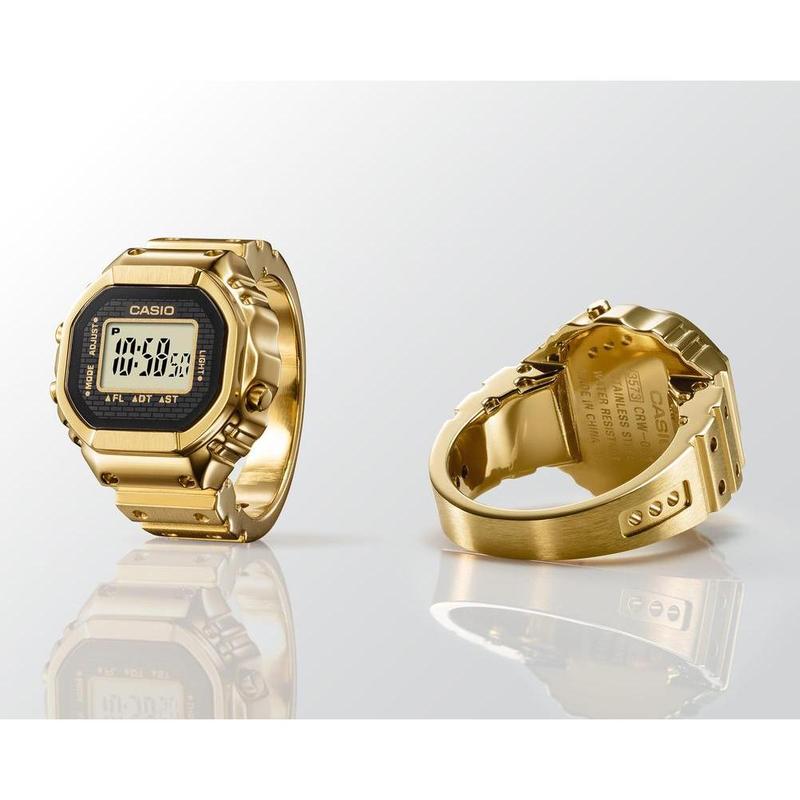 Casio Gold Digital Ring Watch - CRW-001G-9DR