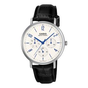 Casio MTP-VT06L-7B Analog Leather Strap Watch White