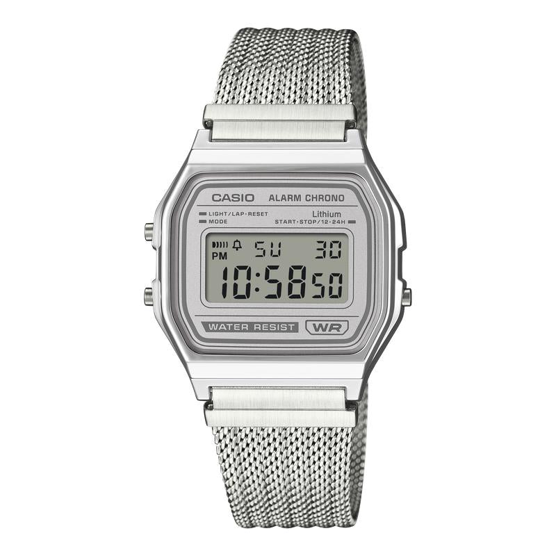 Casio Mesh Band Watch - A158WEM-7DF
