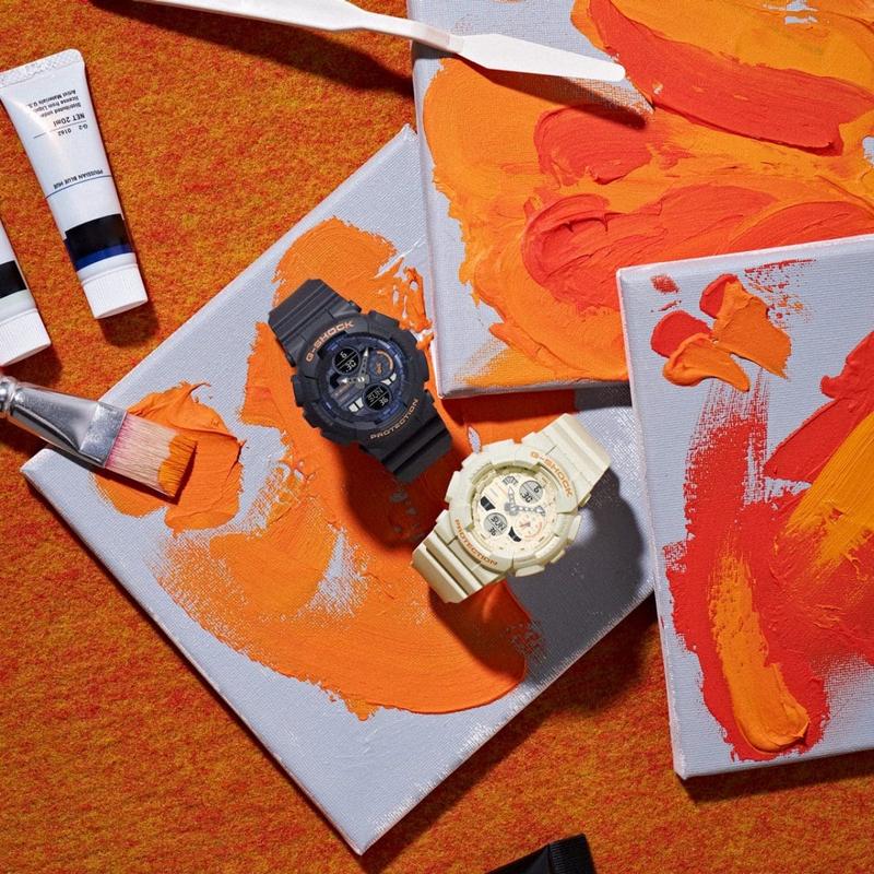 Casio Navy G-Shock Analog-Digital Watch - GMA-S140-2A2DR