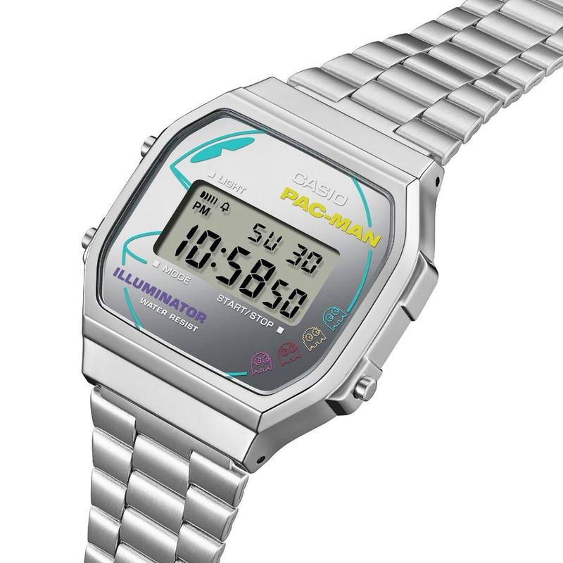 Casio PAC-MAN Vintage Neon Digital Watch Retro Collector's - A168WEPC-7ADR