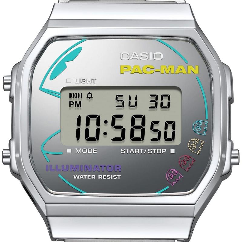 Casio PAC-MAN Vintage Neon Digital Watch Retro Collector's - A168WEPC-7ADR