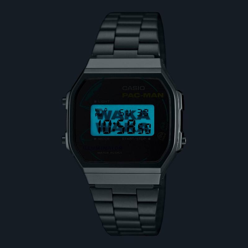 Casio PAC-MAN Vintage Neon Digital Watch Retro Collector's - A168WEPC-7ADR