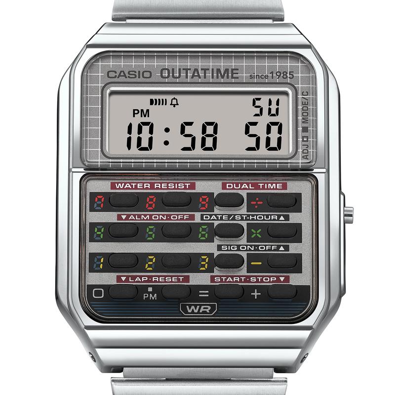 Casio Vintage Back to Future Calculator Watch Collectible Edition - CA-500WEBF-1ADR