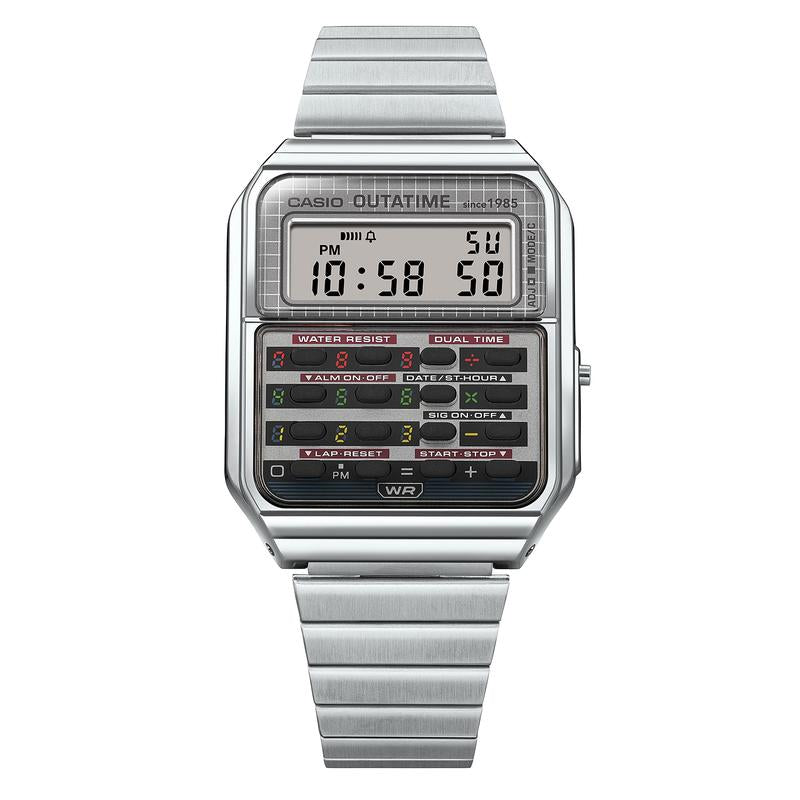 Casio Vintage Back to Future Calculator Watch Collectible Edition - CA-500WEBF-1ADR