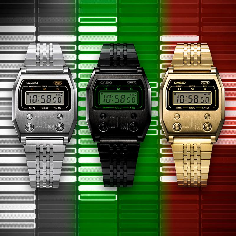 Casio Vintage Full-Metal Retro Watch - A1100B-1DF