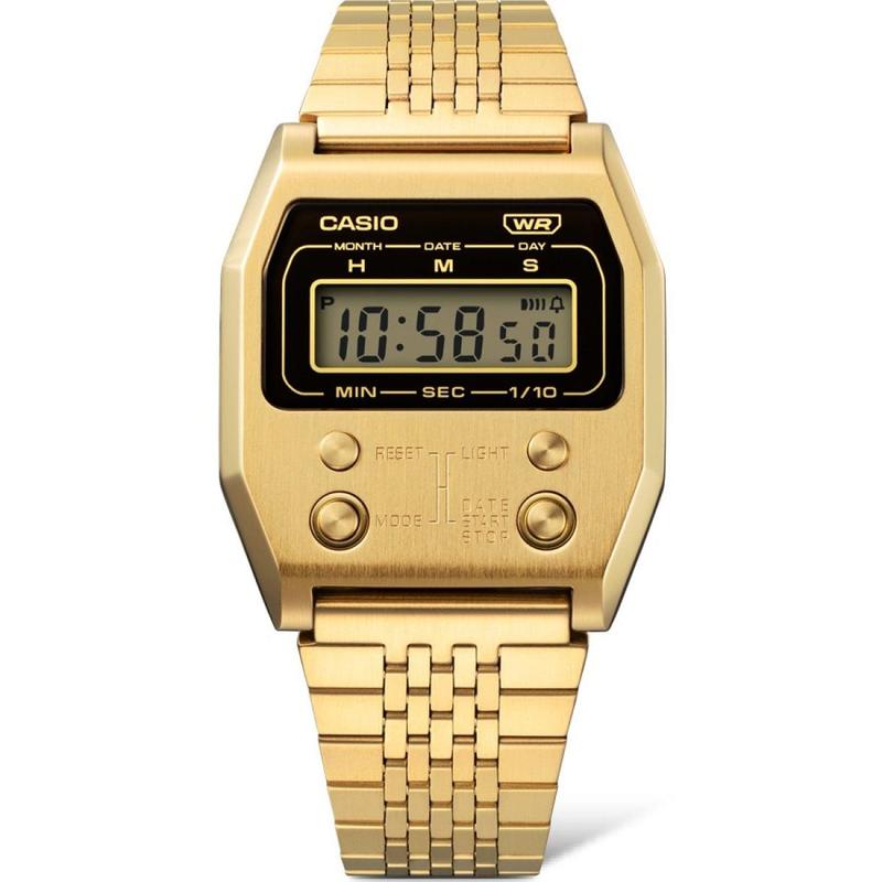Casio Vintage Gold Full-Metal Digital Watch - A1100G-5DF