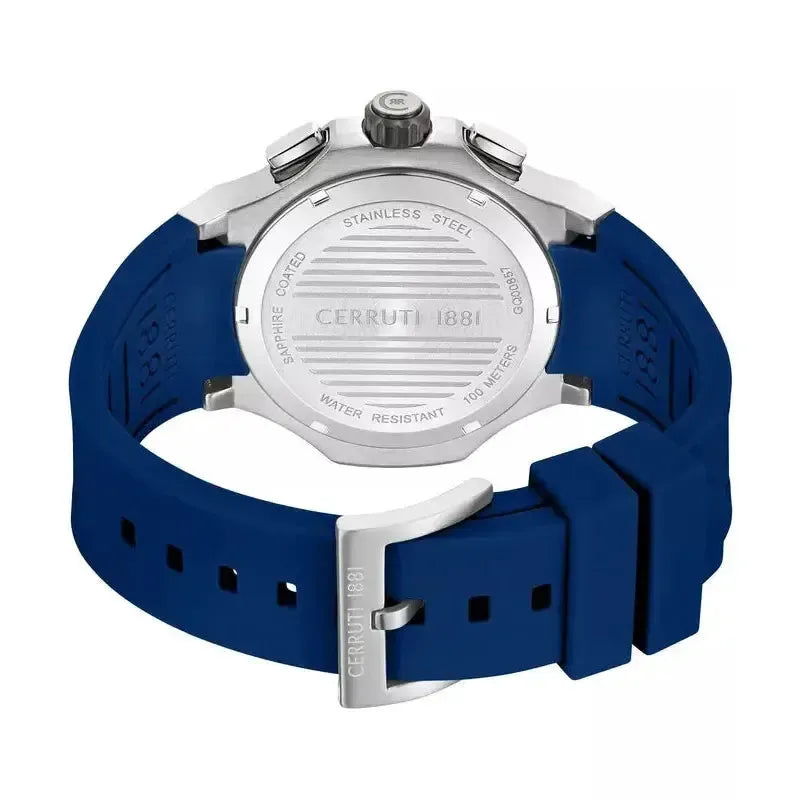 Cerruti 1881 Lucardo Blue Dial Quartz Men's Watch 100m Water Resistant
