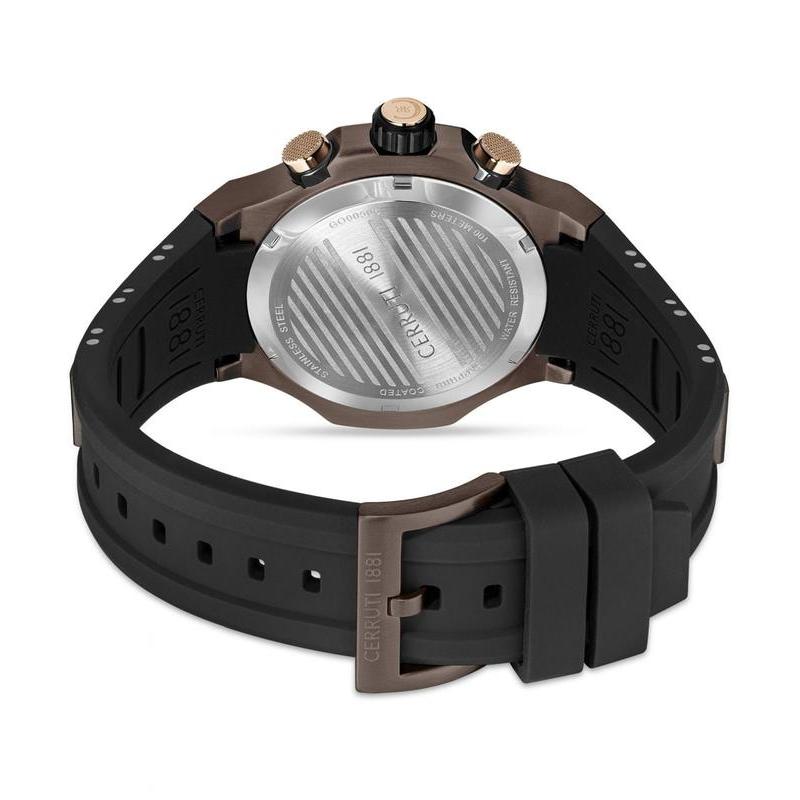 Cerruti 1881 Lucardo Quartz Watch Black Dial CIWGO0050602