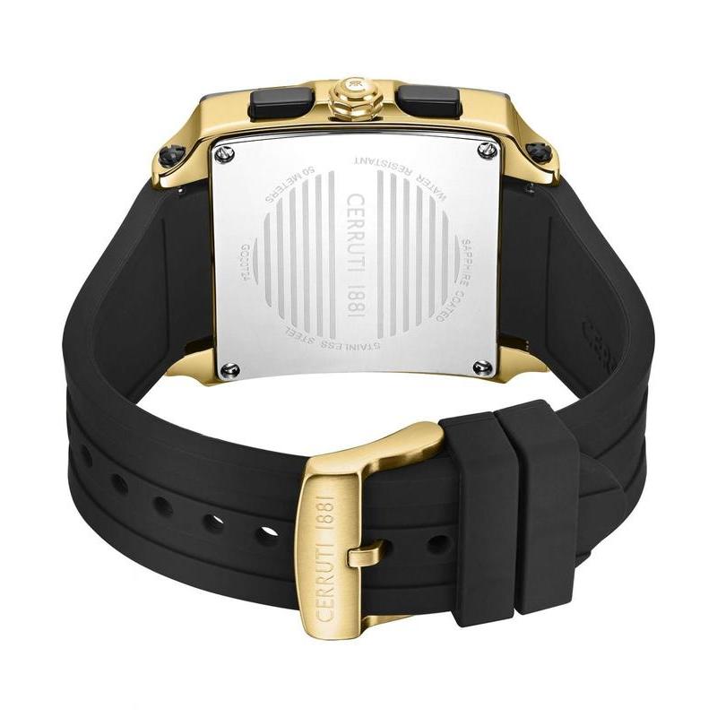 Cerruti 1881 Odissea Quartz Watch Black Dial CIWGO0072404