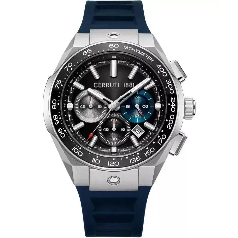 Cerruti 1881 Ruscello Quartz Watch Black Dial CIWGO0050701