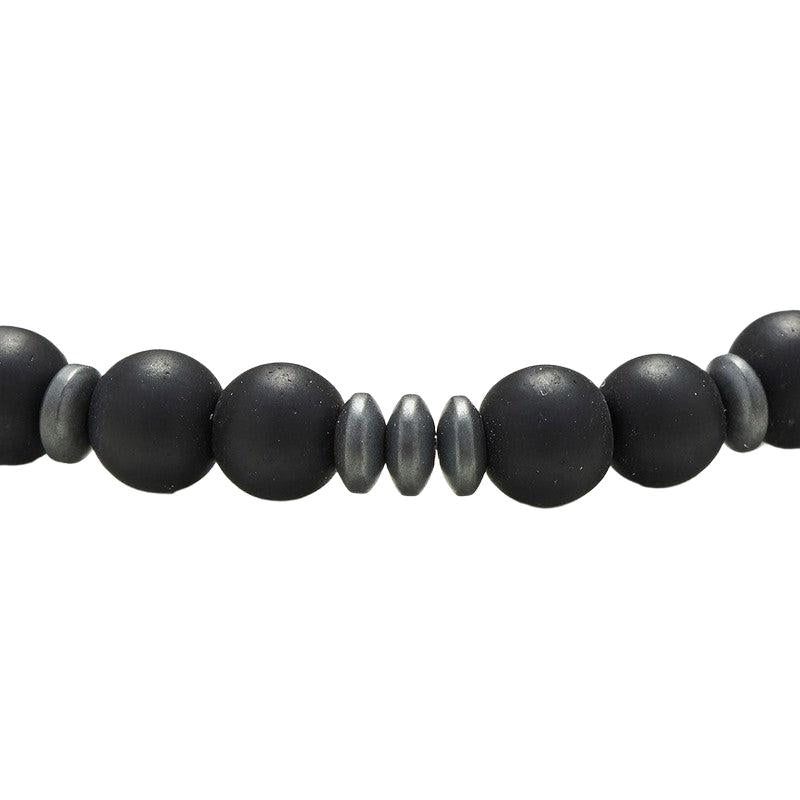 Chrysostomos Handmade Bracelet with Onyx