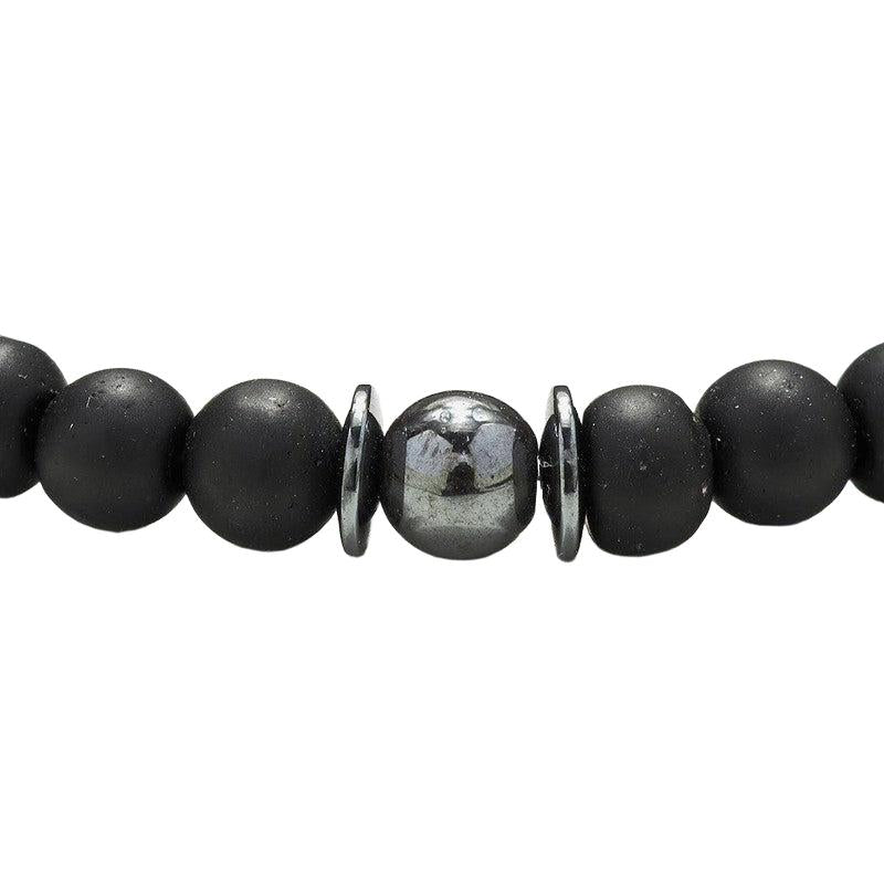 Chrysostomos Handmade Bracelet with Onyx